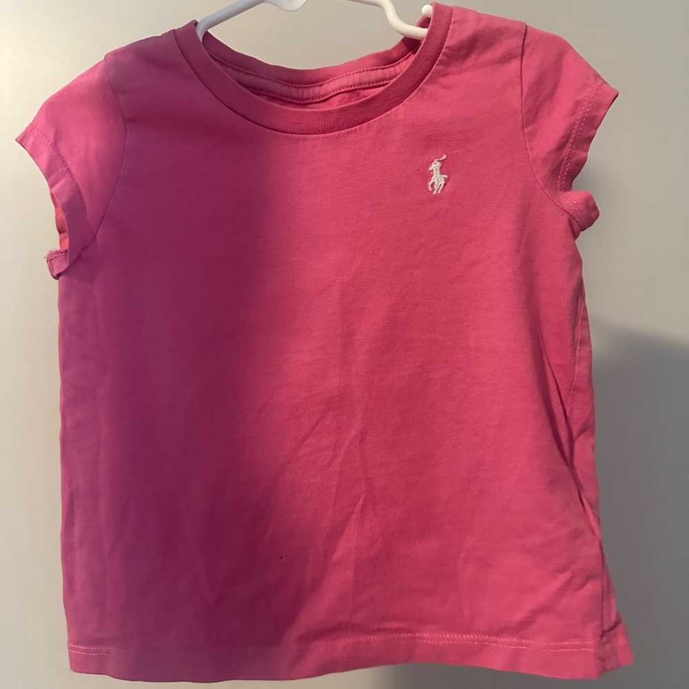 $9 ‼️ Toddler Pink Ralph Lauren T-shirt